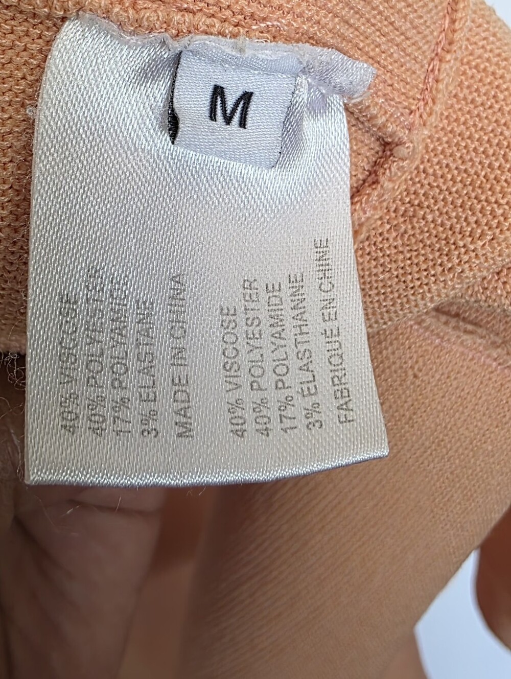 Sleeveless Ruffle-Shoulder Midi Dress in Peach Size M - Picture 10 of 17